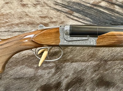 NEW HAPUIS ARMES FRANCE ELAN CLASSIC 470 NITRO EXPRESS DOUBLE RIFLE, GRADE AAA WOOD, ENGRAVED, EJECTORS 16702 - LAYAWAY AVAILABLE - Image 4 of 25