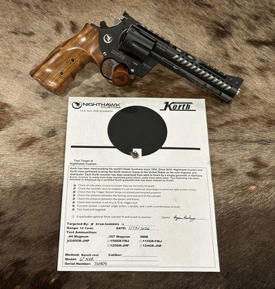 NEW KORTH NXR 6-SHOT 44 REMINGTON MAGNUM 6
