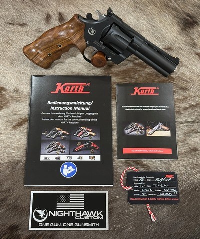 NEW NIGHTHAWK CUSTOM KORTH MONGOOSE 8-SHOT 357 MAGNUM 4
