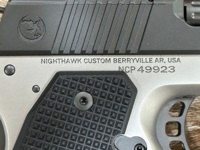 NEW NIGHTHAWK CUSTOM ENVOY AMBASSADOR SERIES GOV'T 1911 9MM LUGER SINGLE STACK W/ UPGRADES - LAYAWAY AVAILABLE - Image 8 of 25