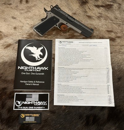 NEW NIGHTHAWK CUSTOM ENVOY AMBASSADOR SERIES GOV'T 1911 9MM LUGER SINGLE STACK W/ UPGRADES - LAYAWAY AVAILABLE - Image 21 of 25