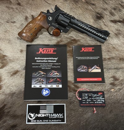 NEW KORTH SUPER SPORT GTS 6-SHOT 357 MAG 6