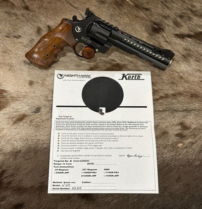 NEW KORTH SUPER SPORT GTS 6-SHOT 357 MAG 6