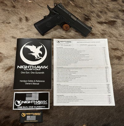 NEW NIGHTHAWK CUSTOM TRS COMMANDER DOUBLE STACK 4.25
