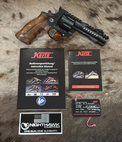 NEW KORTH NIGHTHAWK CUSTOM NXR 6-SHOT 44 REM MAG 4