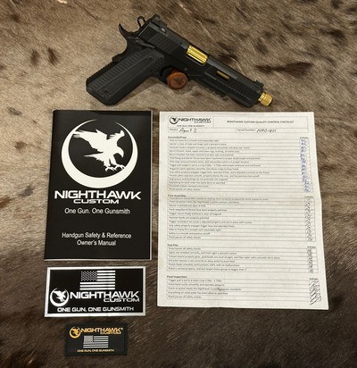 NEW NIGHTHAWK CUSTOM AGENT 2 GOV'T RECON 1911 9MM LUGER, 2 BARRELS, W/ UPGRADES - LAYAWAY AVAILABLE - Image 20 of 25