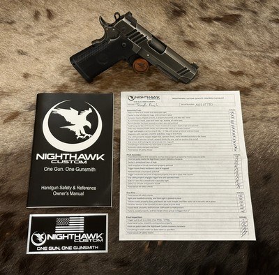 NEW NIGHTHAWK CUSTOM THUNDER RANCH COMBAT SPECIAL DOUBLE STACK 9MM 1911 W/ IOS, UPGRADES - LAYAWAY AVAILABLE - Image 20 of 25
