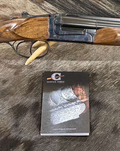 NEW CHAPUIS ARMES FRANCE IPHISI 375 H&H MAGNUM DOUBLE RIFLE 26