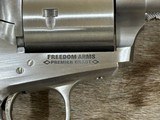 NEW FREEDOM ARMS MODEL 83 PREMIER GRADE 454 CASULL AND 45 COLT 6