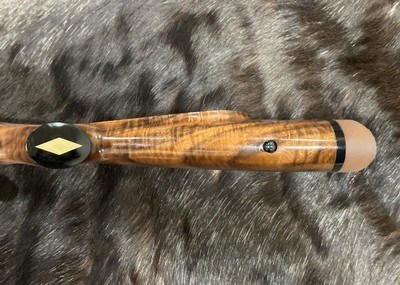 NEW WEATHERBY MARK V FRONTIER 375 H&H MAG, EXHIBITION WALNUT STOCK 24