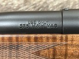 NEW WEATHERBY MARK V FRONTIER 375 H&H MAG, EXHIBITION WALNUT STOCK 24