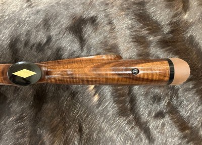 NEW WEATHERBY MARK V FRONTIER 375 H&H MAG, EXHIBITION WALNUT STOCK 24