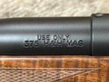 NEW WEATHERBY MARK V FRONTIER 375 H&H MAG, EXHIBITION WALNUT STOCK 24