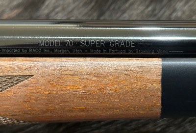 NEW WINCHESTER MODEL 70 SUPER GRADE 338 WIN MAG 26