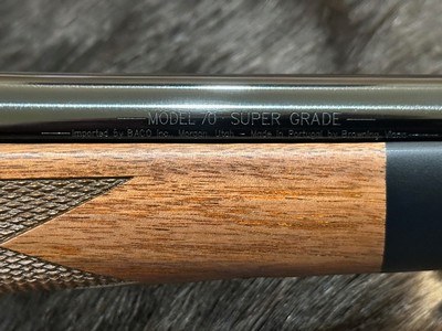 NEW WINCHESTER MODEL 70 SUPER GRADE 338 WIN MAG 26