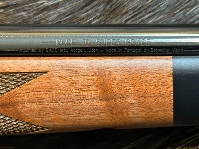 NEW WINCHESTER MODEL 70 SUPER GRADE 338 WIN MAG 26
