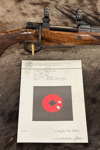 NEW JOHN RIGBY BIG GAME DSB 416 RIGBY, MAUSER 98 250th ANNIVERSARY LIMITED EDITION GRADE 7 GOLD INLAY - LAYAWAY AVAILABLE - Image 24 of 25