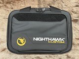 NEW NIGHTHAWK CUSTOM VICE PRESIDENT COMMANDER DOUBLE STACK 9MM 1911 W/ IOS, UPGRADES - LAYAWAY AVAILABLE - Image 24 of 25