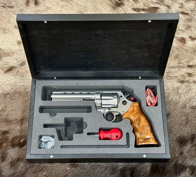 NEW KORTH MONGOOSE CLASSIC SILVER 6-SHOT 357 MAG 5.25