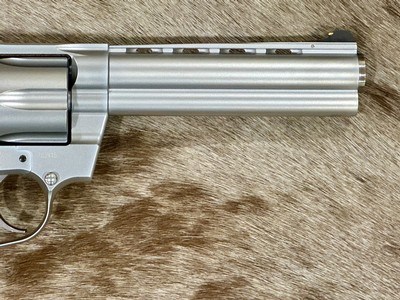 NEW KORTH MONGOOSE CLASSIC SILVER 6-SHOT 357 MAG 5.25