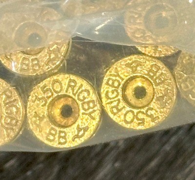 NEW BERTRAM BRASS 350 RIGBY, 100 PIECES, UNPRIMED, STANDARD FINISH - Image 3 of 6