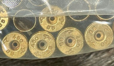 NEW BERTRAM BRASS 450 RIGBY, 100 PIECES, UNPRIMED, STANDARD FINISH - Image 3 of 6