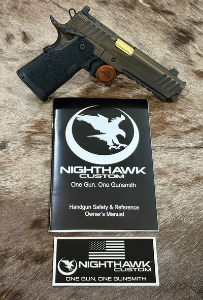 NEW NIGHTHAWK CUSTOM SHOP SPRINGFIELD GOV'T 1911 DS PRODIGY 5