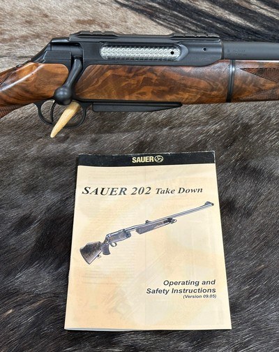 J.P. SAUER & SON MODEL 202 TAKEDOWN 300 WINCHESTER MAGNUM, GREAT WOOD STOCK - LAYAWAY AVAILABLE - Image 22 of 23