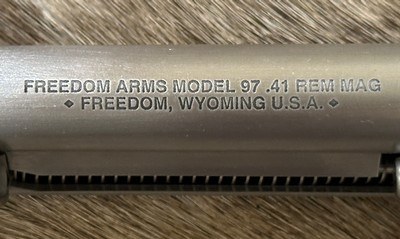 FREEDOM ARMS MODEL 97 PREMIER GRADE 41 REMINGTON MAGNUM 5