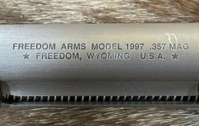 FREEDOM ARMS MODEL 97 PREMIER GRADE 357 MAGNUM 5.5