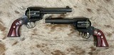 NEW CONSECUTIVE SERIAL NUMBER PAIR OF RUGER VAQUERO 45 COLT 5.5