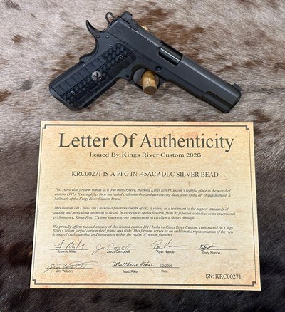 NEW KINGS RIVER CUSTOM PHOENIX FIGHTING GUN 1911 45 ACP W/ UPGRADES - LAYAWAY AVAILABLE - Image 21 of 25