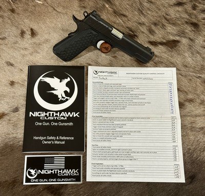NEW NIGHTHAWK CUSTOM FIRE HAWK 1911 GOV'T 45 ACP W/ IOS - LAYAWAY AVAILABLE FIREHAWK - Image 21 of 25