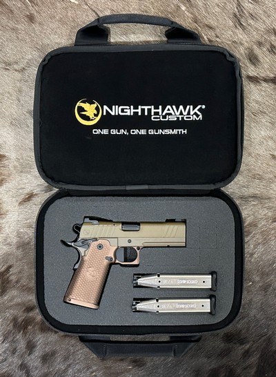 NEW NIGHTHAWK CUSTOM TRS (Tactical Ready Series) COMMANDER DOUBLE STACK 4.25