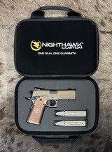 NEW NIGHTHAWK CUSTOM TRS (Tactical Ready Series) COMMANDER DOUBLE STACK 4.25