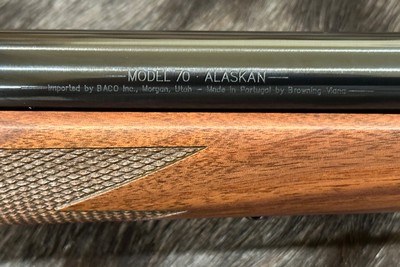 NEW WINCHESTER MODEL 70 ALASKAN 338 WIN MAG 25