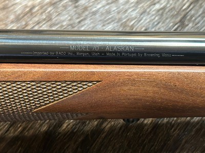 NEW WINCHESTER MODEL 70 ALASKAN 338 WIN MAG 25
