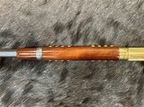 NEW UBERTI 1866 WINCHESTER YELLOWBOY WHITE CARBINE 38 SPECIAL INDIAN ENGRAVING, TACKS, GREAT WOOD 550025 - LAYAWAY AVAILABLE - Image 21 of 24