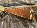 NEW UBERTI 1866 WINCHESTER YELLOWBOY WHITE CARBINE 38 SPECIAL INDIAN ENGRAVING, TACKS, GREAT WOOD 550025 - LAYAWAY AVAILABLE - Image 12 of 24