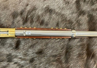 NEW UBERTI 1866 WINCHESTER YELLOWBOY WHITE CARBINE 38 SPECIAL INDIAN ENGRAVING, TACKS, GREAT WOOD 550025 - LAYAWAY AVAILABLE - Image 11 of 24
