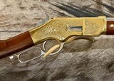 NEW UBERTI 1866 WINCHESTER YELLOWBOY WHITE CARBINE 38 SPECIAL INDIAN ENGRAVING, TACKS, GREAT WOOD 550025 - LAYAWAY AVAILABLE - Image 4 of 24