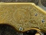 NEW UBERTI 1866 WINCHESTER YELLOWBOY WHITE CARBINE 38 SPECIAL INDIAN ENGRAVING, TACKS, GREAT WOOD 550025 - LAYAWAY AVAILABLE - Image 16 of 24