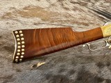 NEW UBERTI 1866 WINCHESTER YELLOWBOY WHITE CARBINE 38 SPECIAL INDIAN ENGRAVING, TACKS, GREAT WOOD 550025 - LAYAWAY AVAILABLE - Image 1 of 24