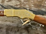 NEW UBERTI 1866 WINCHESTER YELLOWBOY WHITE CARBINE 38 SPECIAL INDIAN ENGRAVING, TACKS, GOOD WOOD 550025 - LAYAWAY AVAILABLE - Image 11 of 21