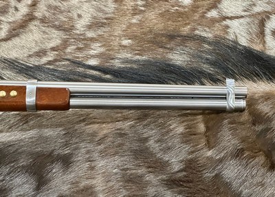 NEW UBERTI 1866 WINCHESTER YELLOWBOY WHITE CARBINE 38 SPECIAL INDIAN ENGRAVING, TACKS, GOOD WOOD 550025 - LAYAWAY AVAILABLE - Image 6 of 21