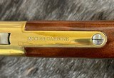 NEW UBERTI 1866 WINCHESTER YELLOWBOY WHITE CARBINE 38 SPECIAL INDIAN ENGRAVING, TACKS, GOOD WOOD 550025 - LAYAWAY AVAILABLE - Image 20 of 21