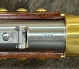 NEW UBERTI 1866 WINCHESTER YELLOWBOY WHITE CARBINE 38 SPECIAL INDIAN ENGRAVING, TACKS, GOOD WOOD 550025 - LAYAWAY AVAILABLE - Image 16 of 21