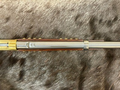 NEW UBERTI 1866 WINCHESTER YELLOWBOY WHITE CARBINE 38 SPECIAL INDIAN ENGRAVING, TACKS, GOOD WOOD 550025 - LAYAWAY AVAILABLE - Image 9 of 22