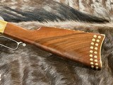 NEW UBERTI 1866 WINCHESTER YELLOWBOY WHITE CARBINE 38 SPECIAL INDIAN ENGRAVING, TACKS, GOOD WOOD 550025 - LAYAWAY AVAILABLE - Image 10 of 22