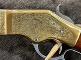 NEW UBERTI 1866 WINCHESTER YELLOWBOY WHITE CARBINE 38 SPECIAL INDIAN ENGRAVING, TACKS, GOOD WOOD 550025 - LAYAWAY AVAILABLE - Image 17 of 22